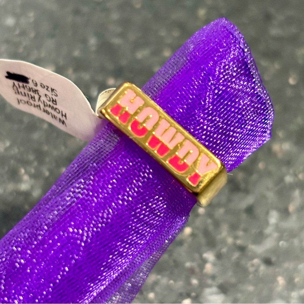 Yellow Gold Howdy Ring